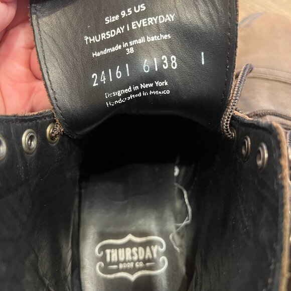 THURSDAY BOOTS 9.5 MENS (tobacco) - Picture 4 of 6